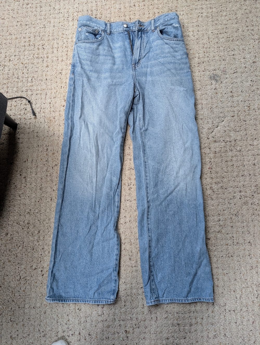 Madewell Perfect Vintage Wide Leg Jean In Airy Denim Size 27 Regular
